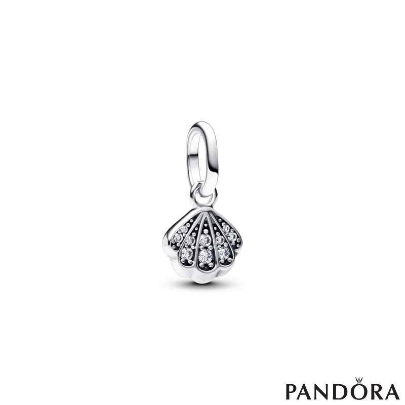 Sparkling Shell Mini Dangle Charm