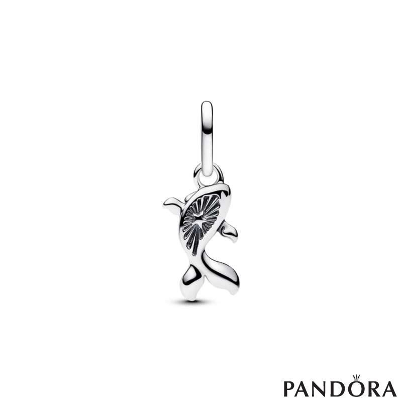 Red Murano Glass Koi Fish Mini Dangle Charm