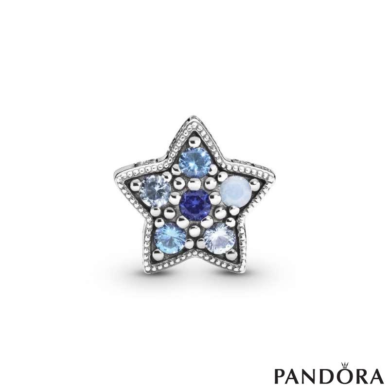 Bright Blue Star Charm