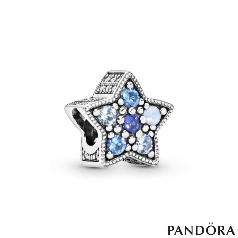 Bright Blue Star Charm