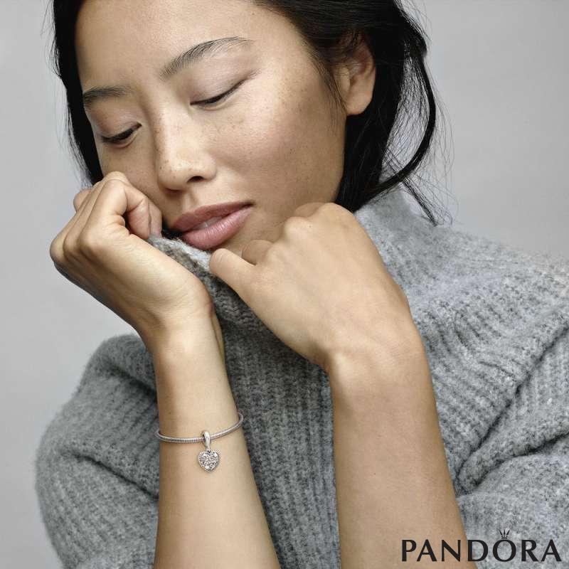 Pandora heart dangle ring hot sale
