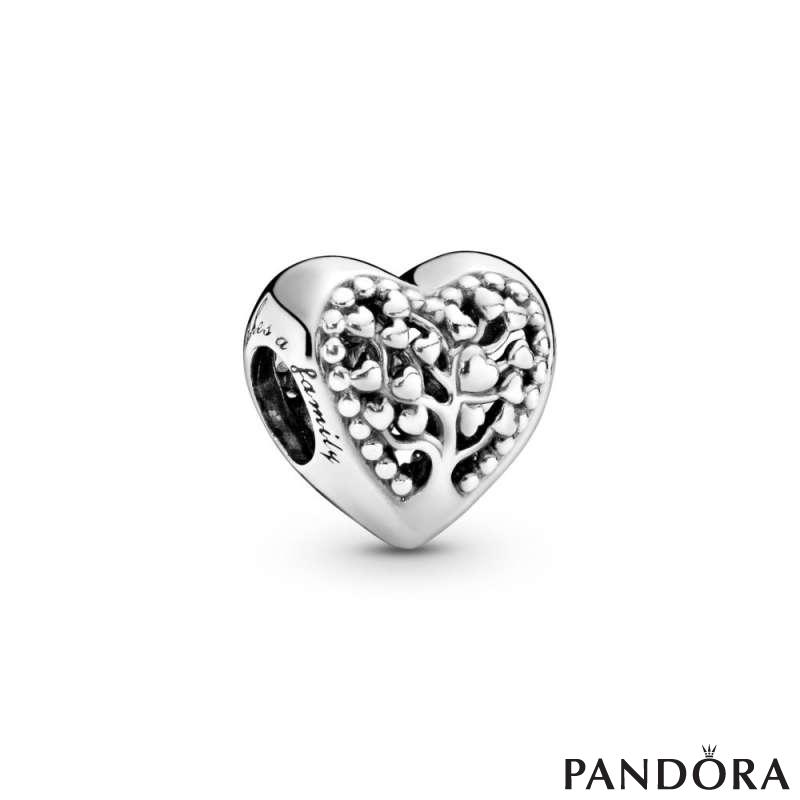 Family Tree Heart Charm PANDORA