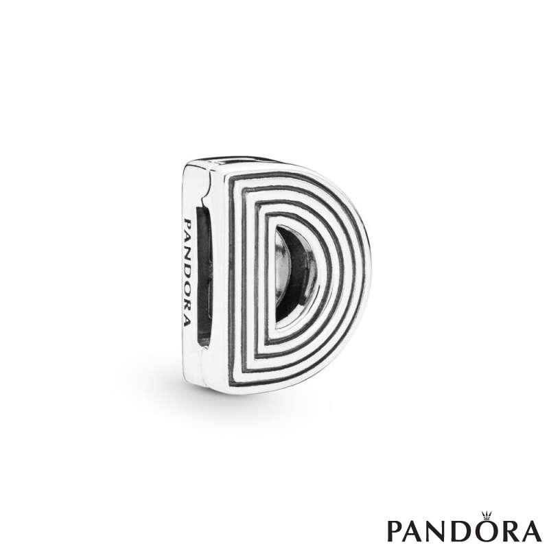 Letter D Clip Charm PANDORA