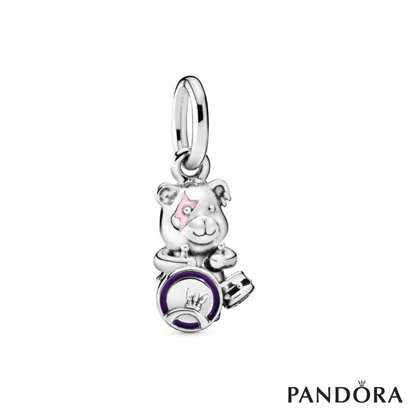 Theodore Bear Punk Band Dangle Charm 