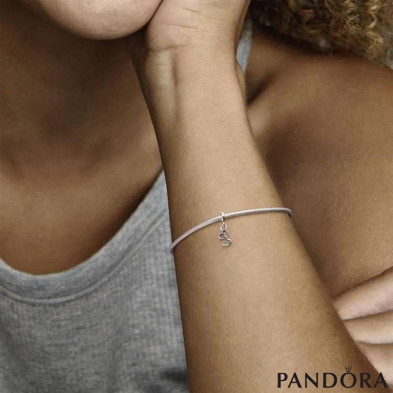 Висечки Pandora ME приврзок Мојата љубов