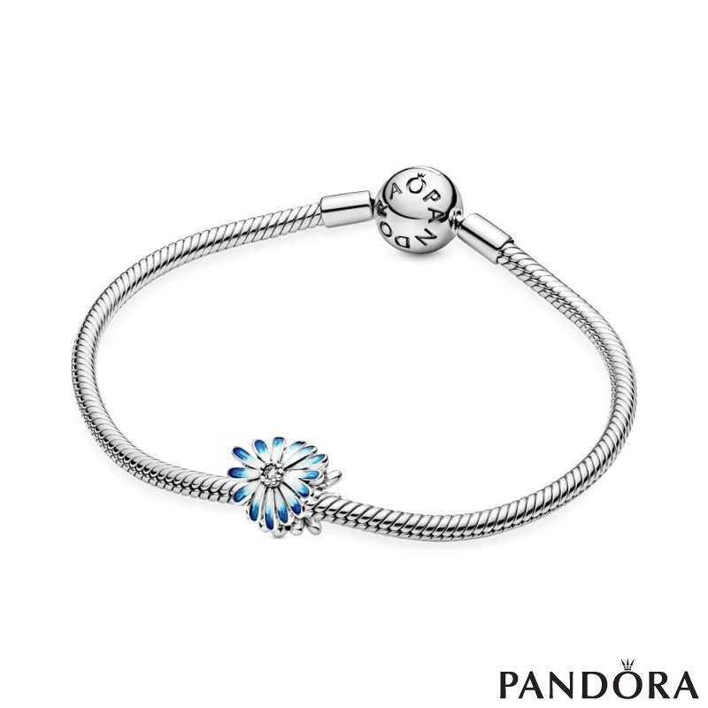 Blue Daisy Flower Charm