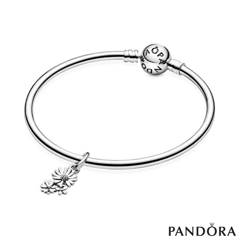 Daisy Flower Bouquet Dangle Charm