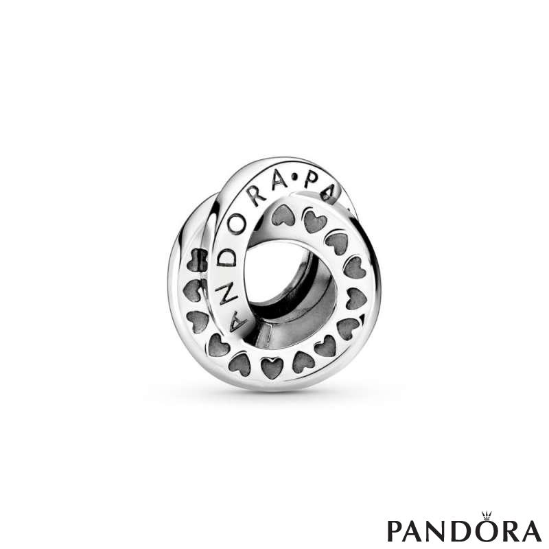 Logo & Heart Bands Spacer Charm