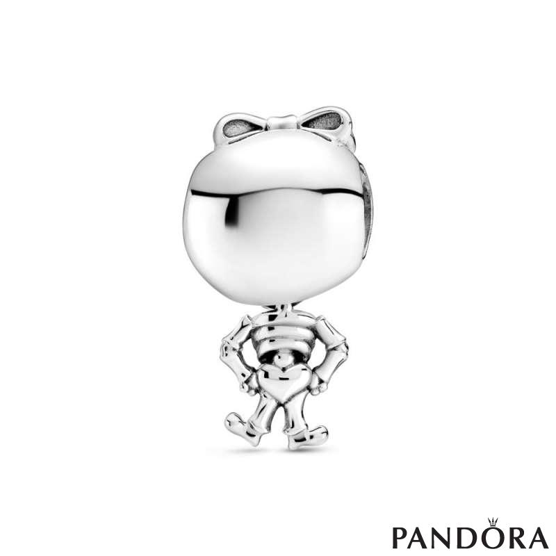 Skeleton Girl Charm