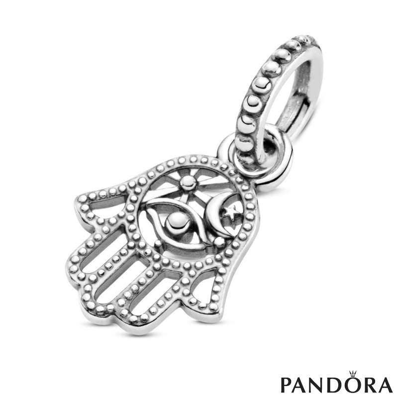 Protective Hamsa Hand Dangle Charm 