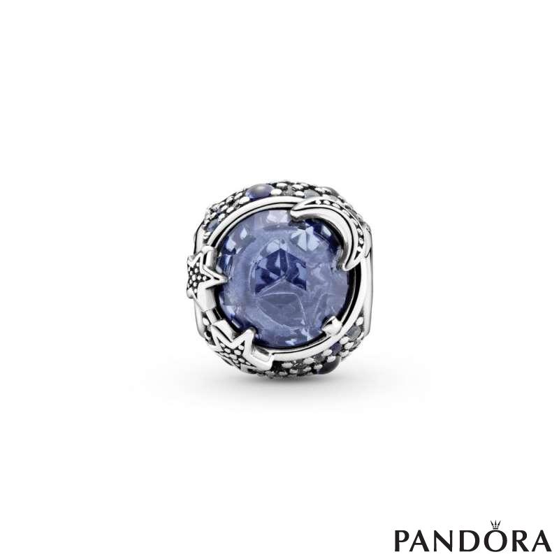 Celestial Blue Sparkling Stars Charm