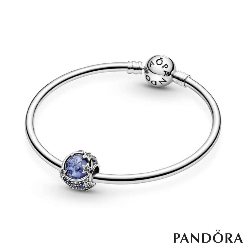 Celestial Blue Sparkling Stars Charm
