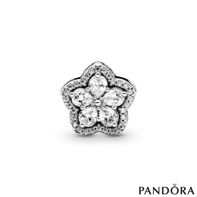 Sparkling Snowflake Pavé Charm 