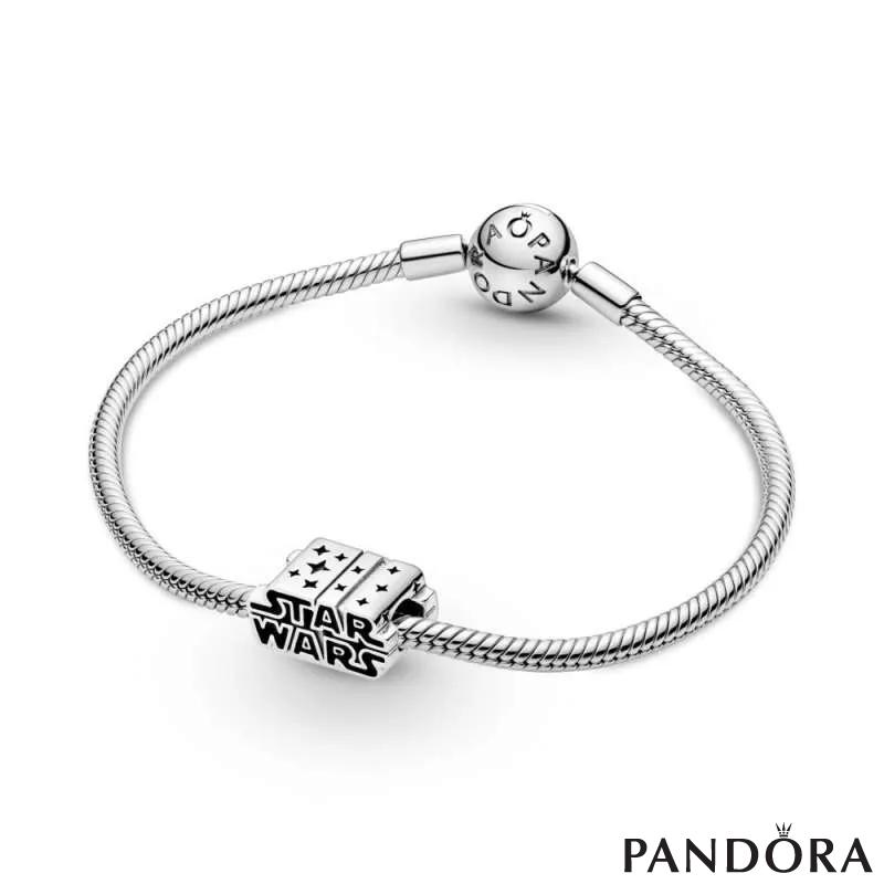 Star Wars™ Silver 3D Logo Charm