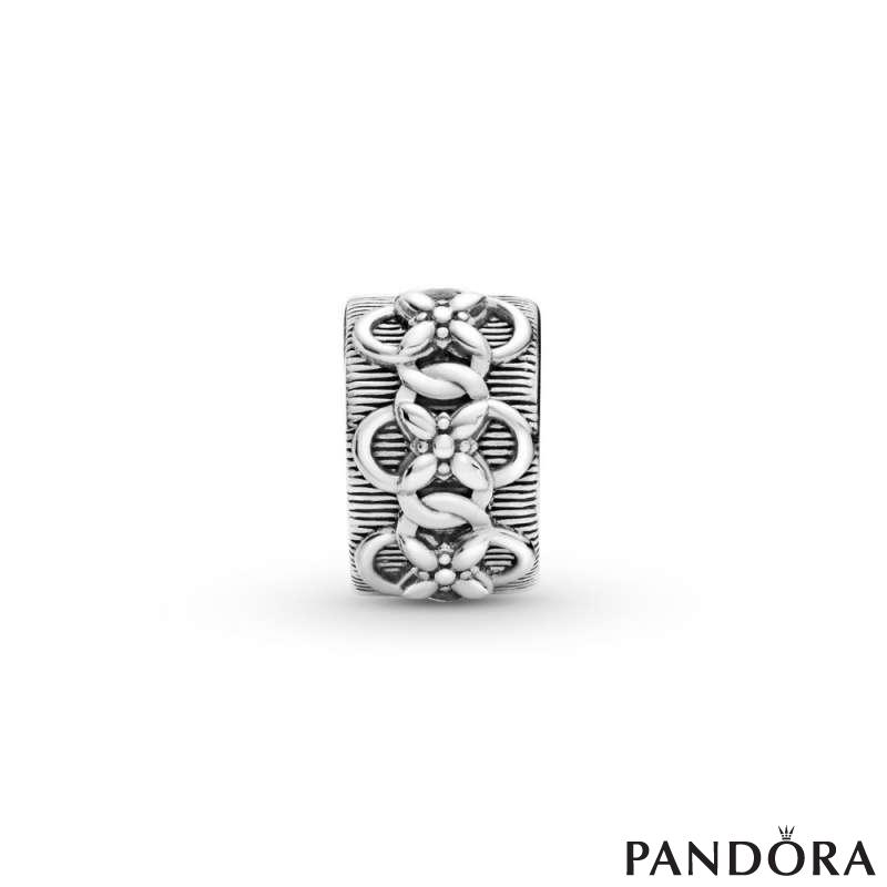 Flower Pattern Clip Charm 