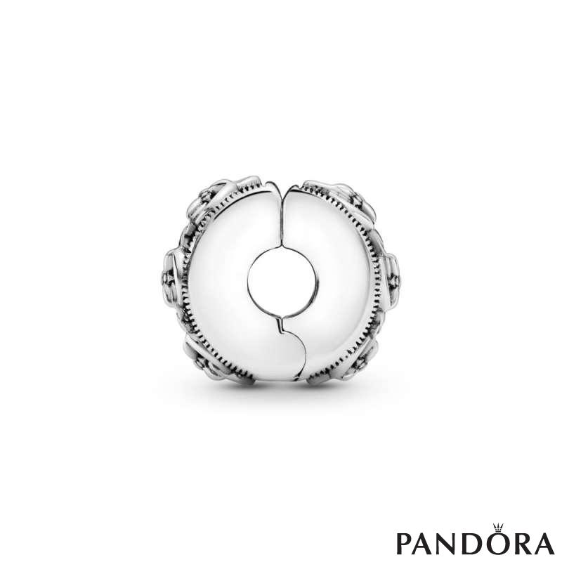 Flower Pattern Clip Charm 