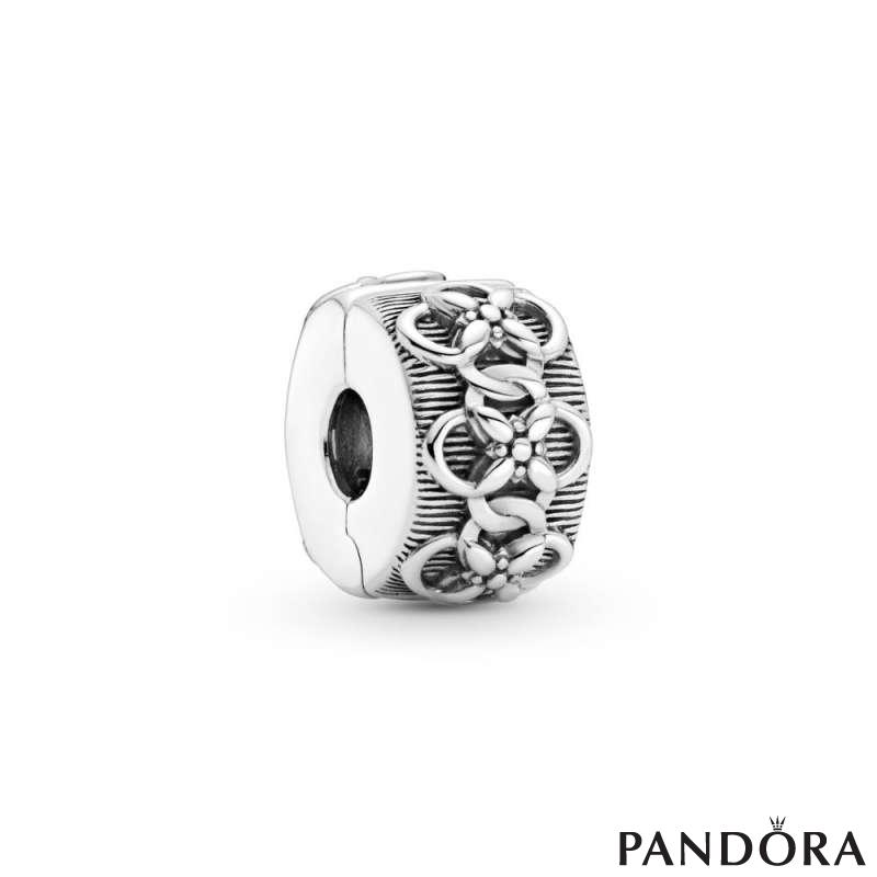 Flower Pattern Clip Charm 