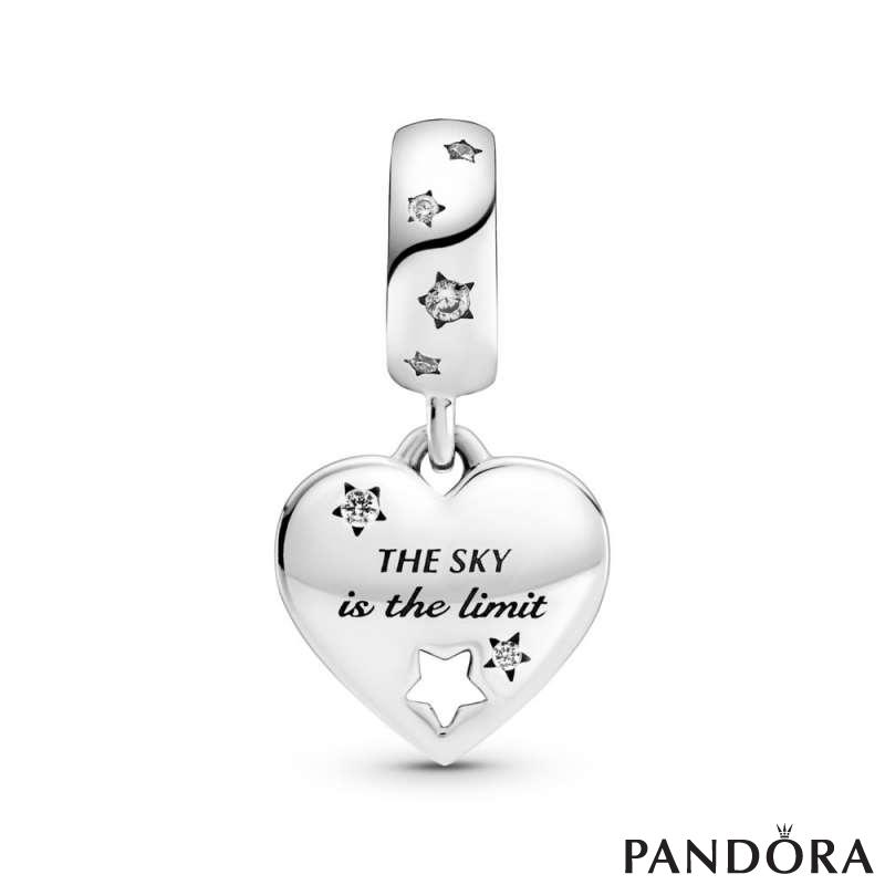 Congratulations Heart & Stars Dangle Charm 