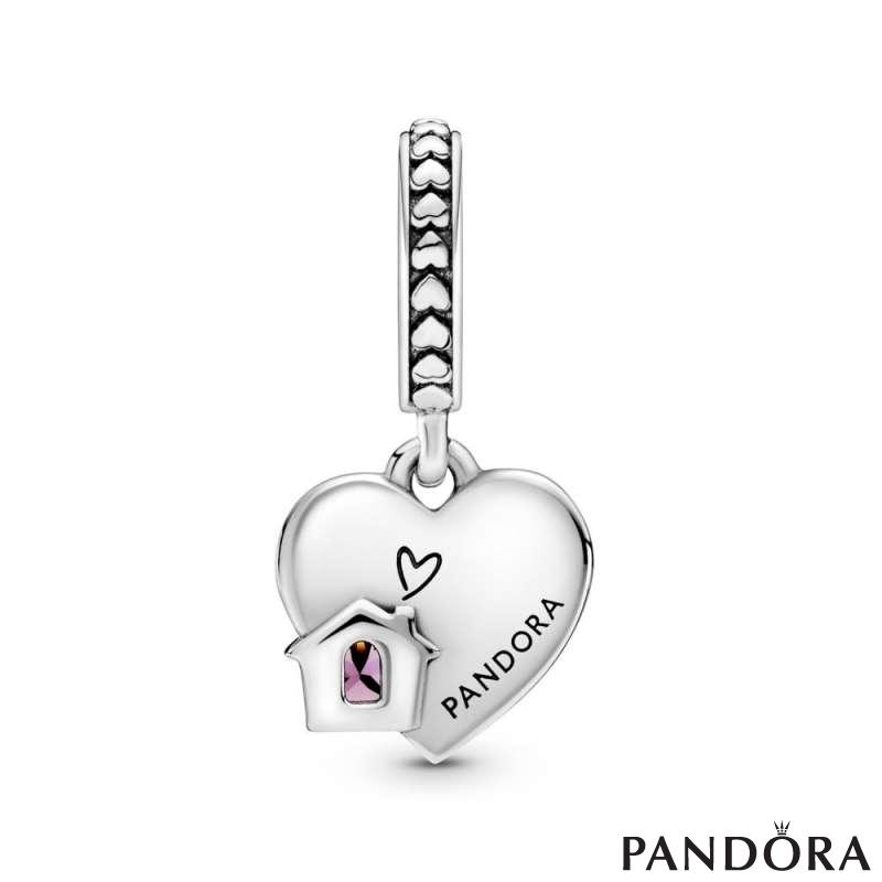 Love My Home Heart Dangle Charm