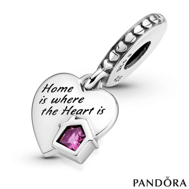 Love My Home Heart Dangle Charm