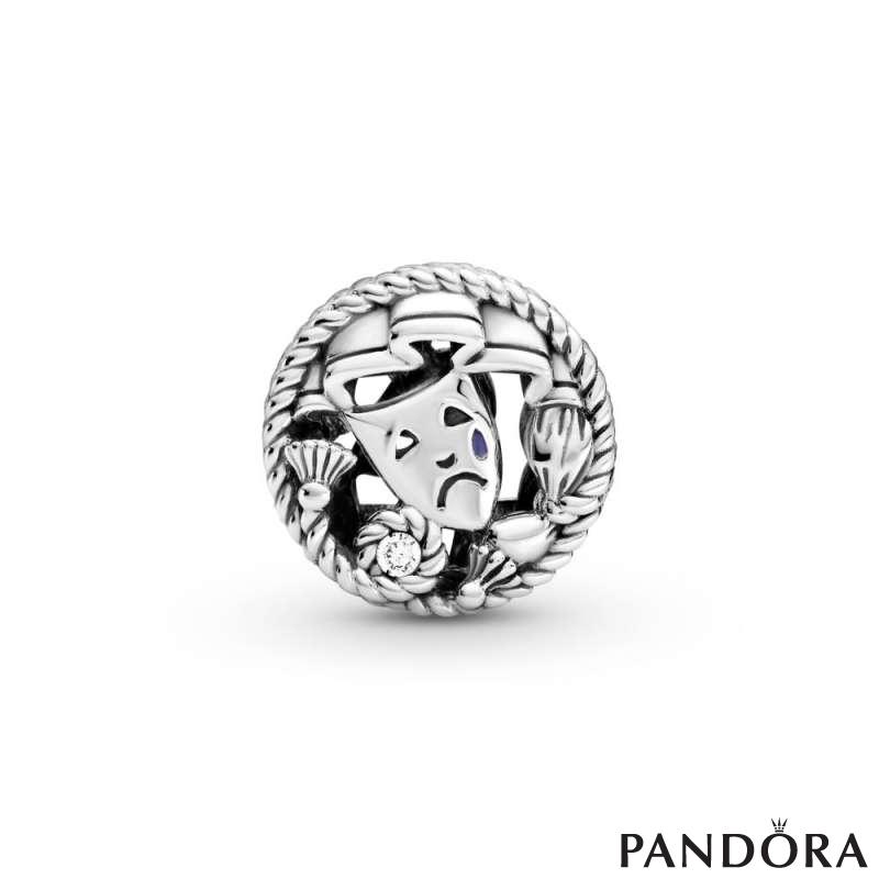 Comedy Tragedy Drama Masks Charm PANDORA