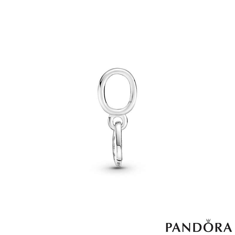 Stellar Blue Pavé Tilted Heart Dangle Charm