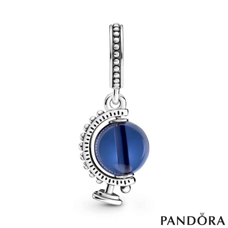 Blue Globe Dangle Charm