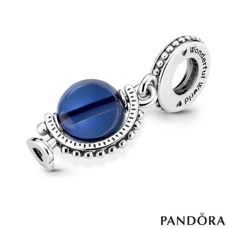 Blue Globe Dangle Charm