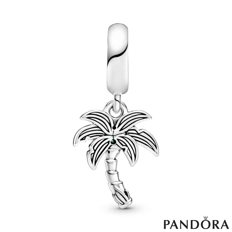 Palm Tree & Coconuts Dangle Charm