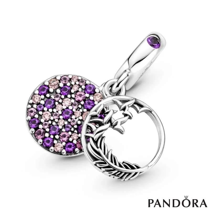 Pavé Feather Dangle Charm 