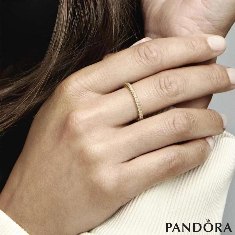 Pandora прстен блескави срциња