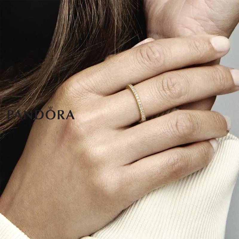 Pandora прстен блескави срциња