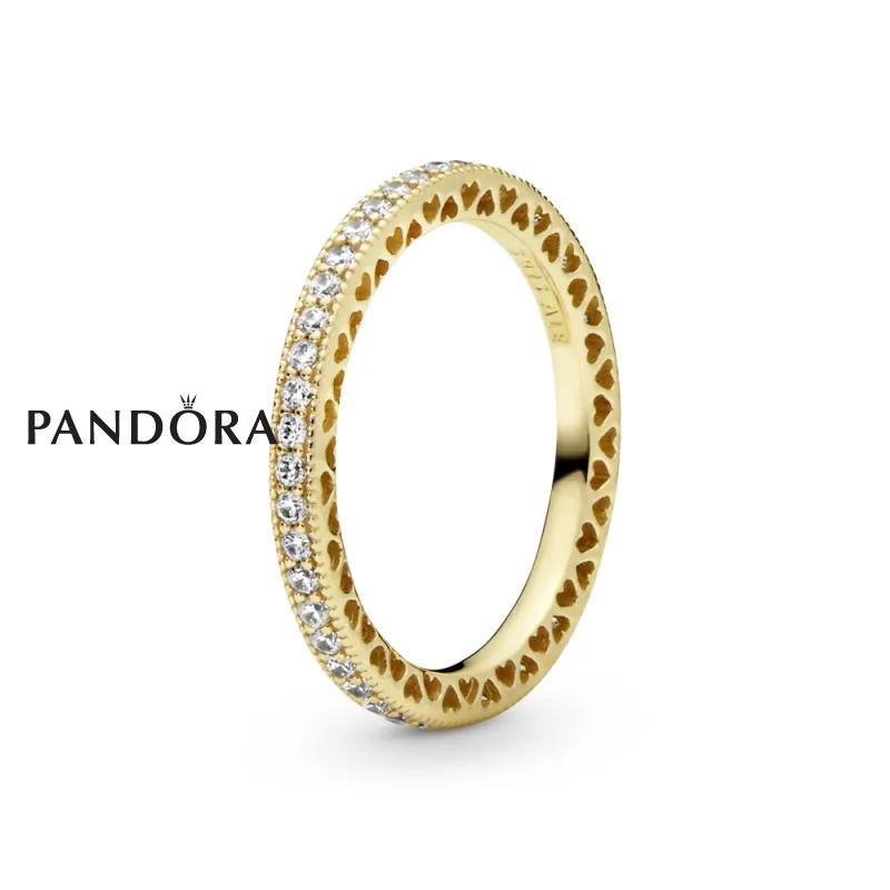 Pandora прстен блескави срциња