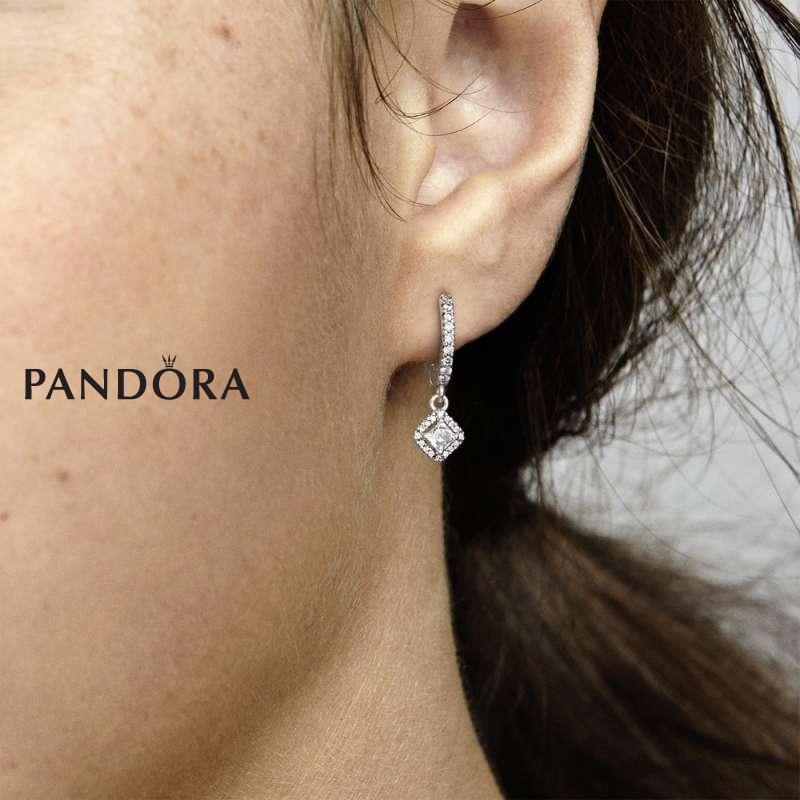 Pandora Rose Heart Hoop Earrings – Tylers Department Store
