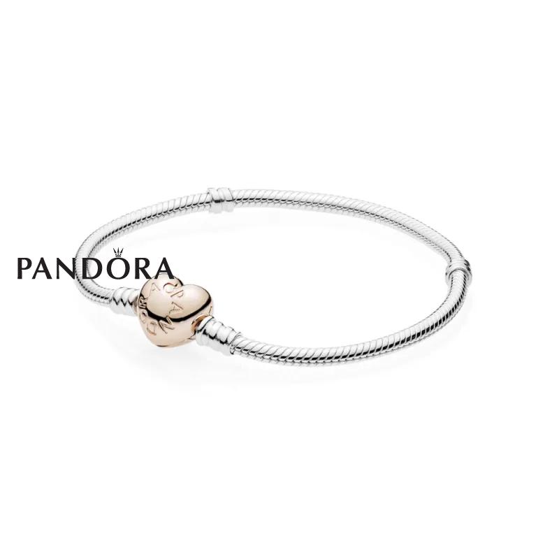 Pandora Moments Белегзија со Затварач во Форма на Срце