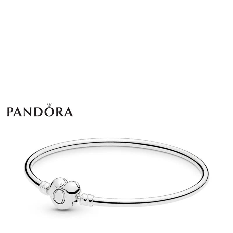 Pandora Moments Тврда Белегзија со Затворач во Форма на Срце