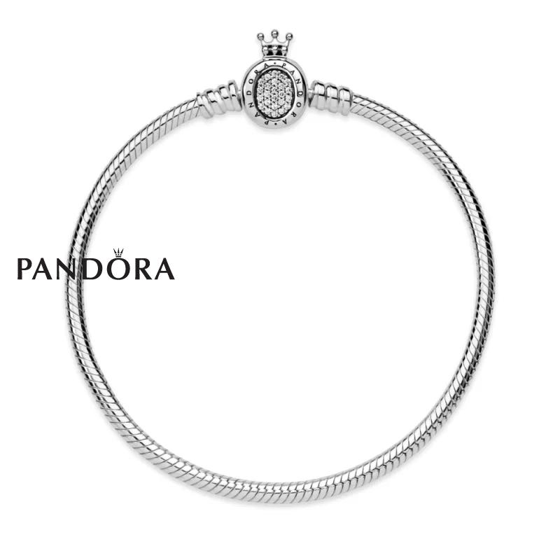 Pandora Moments Белегзија со Затворач во Форма на Круната О