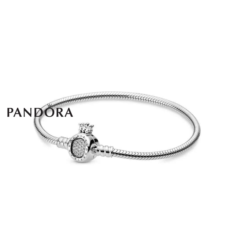 Pandora Moments Белегзија со Затворач во Форма на Круната О