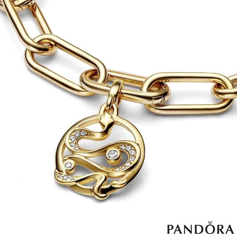 Медаљон Pandora ME  Pavé  змија 