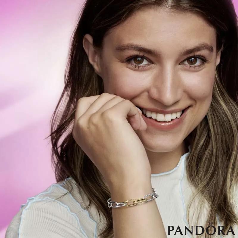 Pavé двојна карика за стилизирање Pandora ME