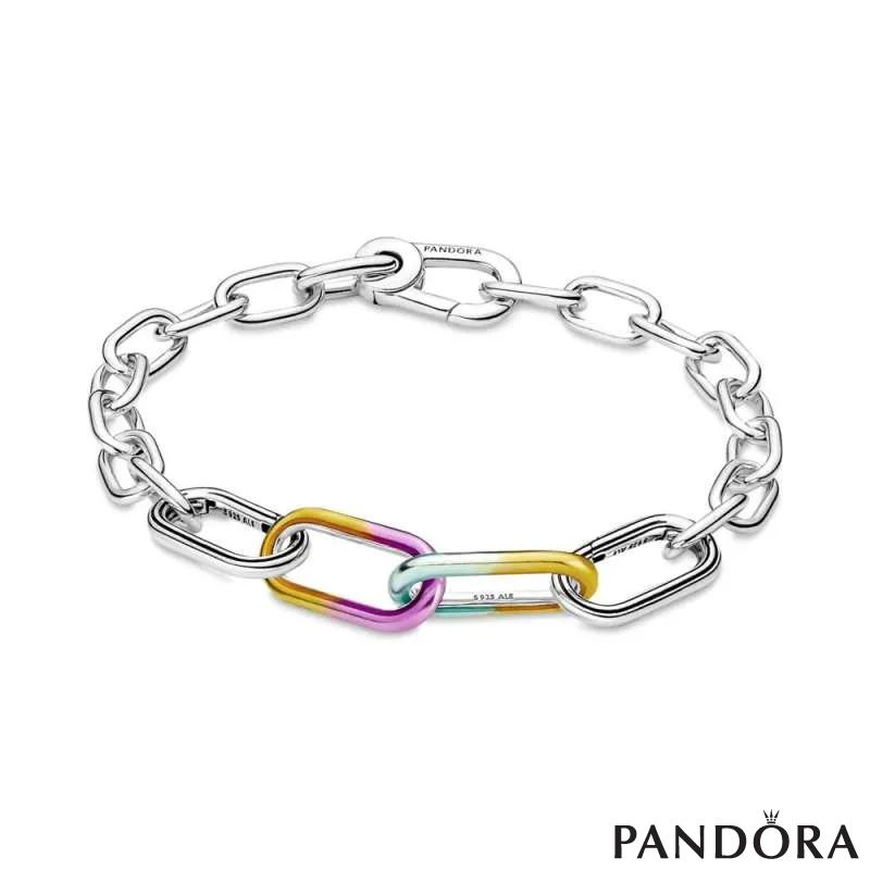 Двојна карика за стилизирање Pandora ME со ефект на боење со врзување