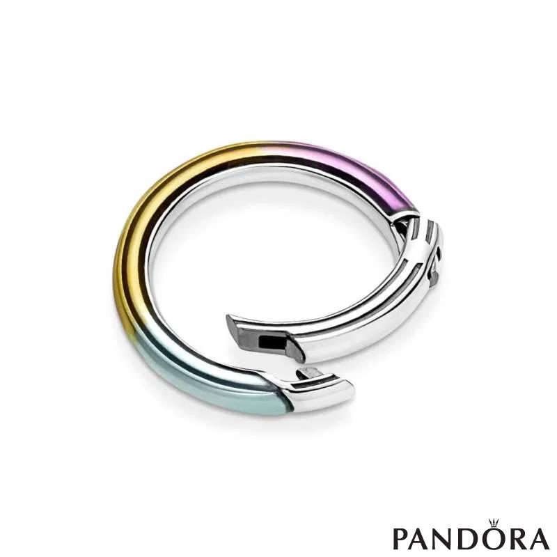 Кружен Pandora ME конектор за стилизирање со ефект на боење со врзување 