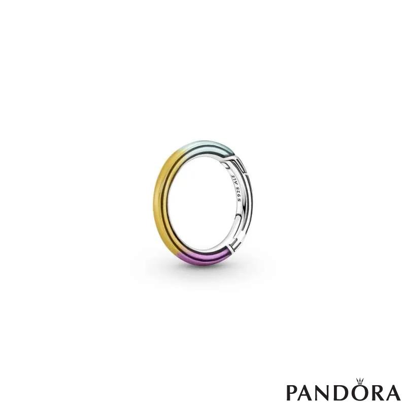 Кружен Pandora ME конектор за стилизирање со ефект на боење со врзување