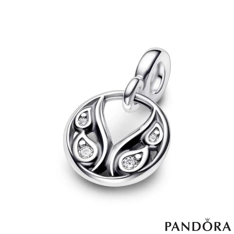 Мини висечки приврзок Pandora ME Крилја во пламен