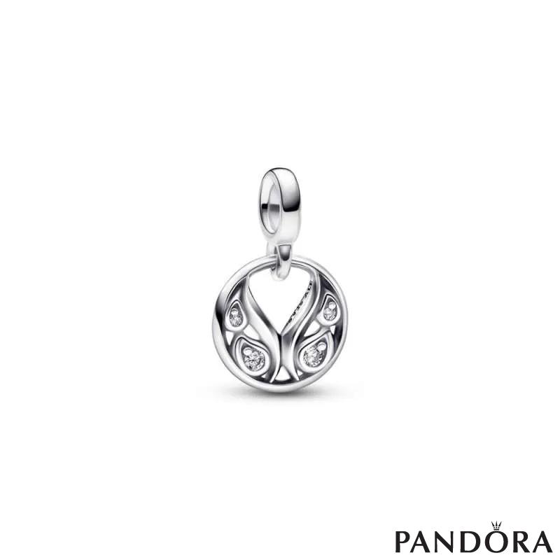 Мини висечки приврзок Pandora ME Крилја во пламен