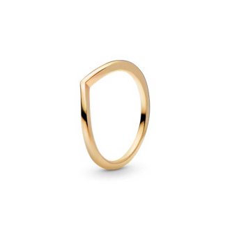 Polished Wishbone Ring