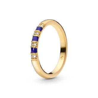 Blue Stripes Ring