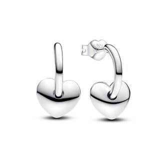 Oтворени обетки алки во форма на срце